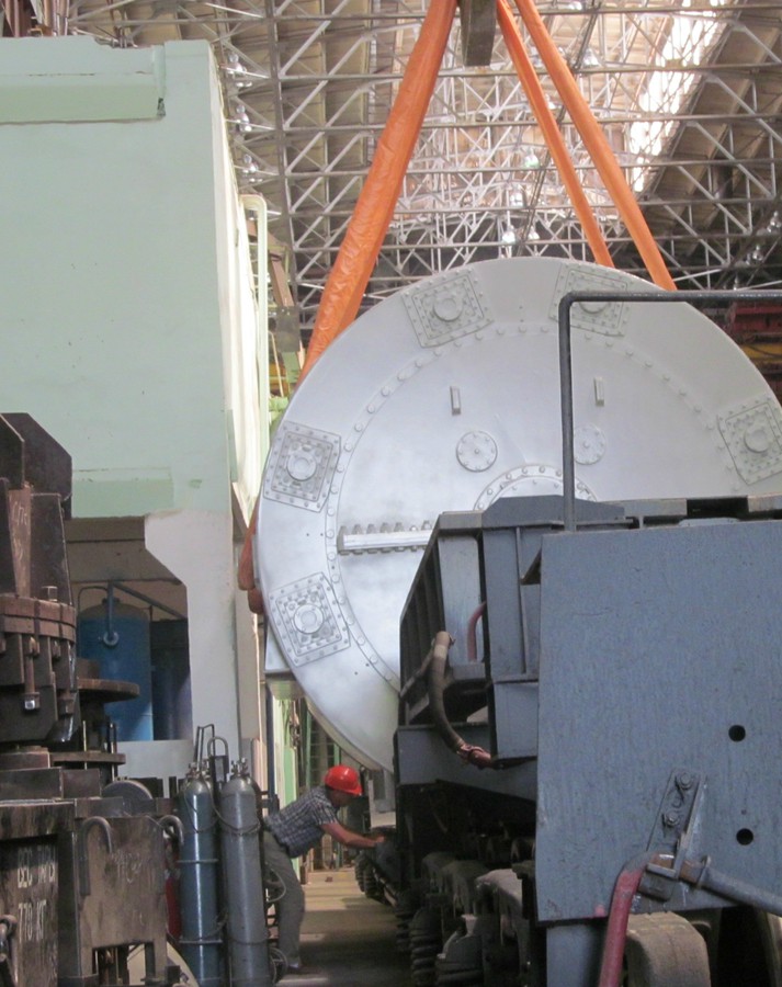 «ЭЛСИБ» отгрузил статор турбогенератора для Красноярской ТЭЦ-3 СГК
