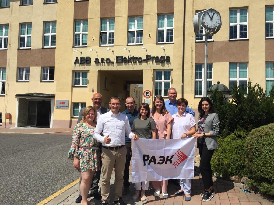 Поездка представителей РАЭК на завод ABB в Чехию