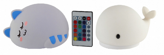 Мягкие силиконовые светильники-ночники с покрытием soft-touch от компании «ЭРА»